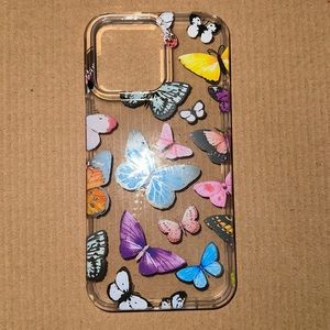 iPhone 14 Pro Max Butterfly clear case